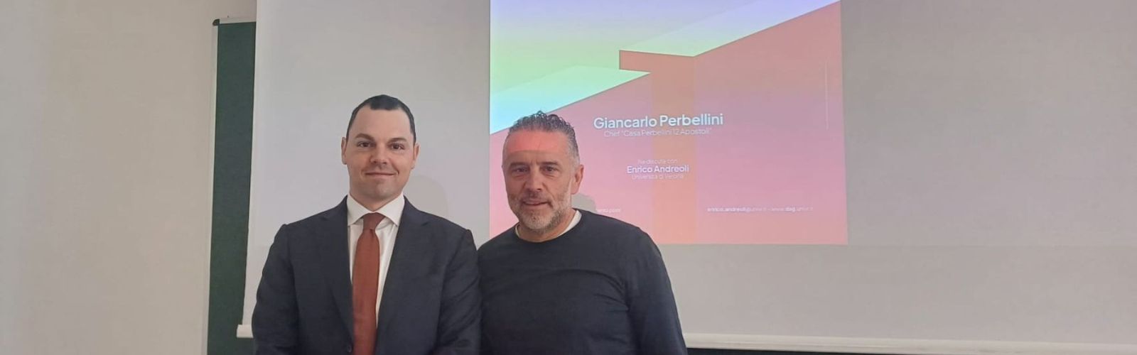 Giancarlo Perbellini ospite a Scienze giuridiche